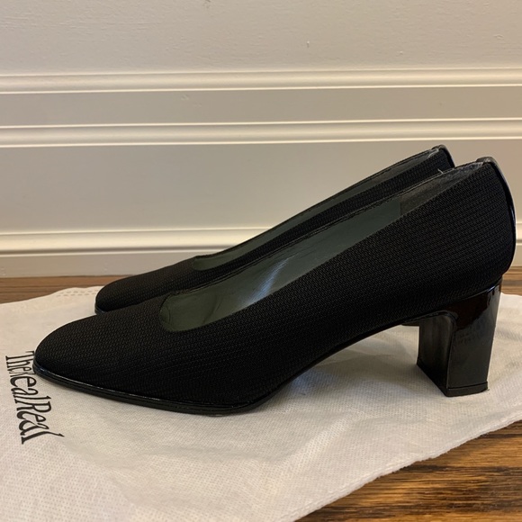 Vintage Stuart Weitzman Square Toe Pumps - Picture 2 of 4